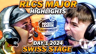 THE MOST COMPETITIVE RLCS MAJOR EVER DAY 1 HIGHLIGHTS COPENHAGEN  Swiss Stage Pro Rocket League [upl. by Shaylynn745]