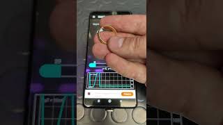 Metal detector APP on Gold and Coins test [upl. by Aiyt913]