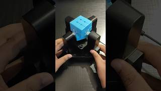 Can a Cubing Robot Solve The Blue Cube  shorts [upl. by Lemart]