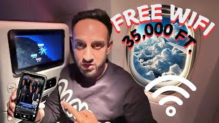 9 Ghante Ki Udaan Mein Free WiFi Qatar Airways Ka Surprise  Desi Dad Abroad [upl. by Eloccin]