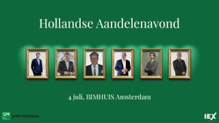 Hollandse aandelenavond 2018 Jim Tehupuring [upl. by Bell]