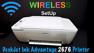 HP DeskJet Ink Advantage 2676 Wireless SetUp WiFi SetUp Review [upl. by Aicyla]