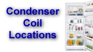 Condenser Coil Location on your Refrigerator [upl. by Shelby196]