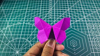 tutorial kupu kupu kertas origami mudah [upl. by Cleopatre]