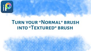 How to turn a NORMAL BRUSH into TEXTURED BRUSH  Ibispaint X Tutorial  stepbystep [upl. by Robillard]