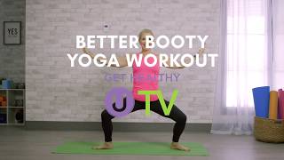 BETTER Booty Yoga Workout [upl. by Trilby]