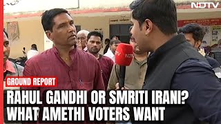 Rahul Gandhi In Amethi I Rahul Gandhi Or Smriti Irani What Amethi Voters Have to Say [upl. by Mehcanem]