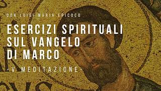 Don Luigi Maria Epicoco  Esercizi spirituali sul Vangelo di Marco  V meditazione [upl. by Sitnerp]