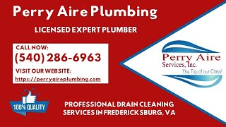 Professional Drain Cleaning Services in Fredericksburg VA [upl. by Naves]