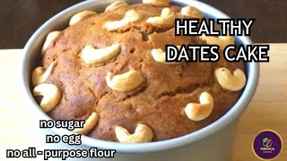 Date Cake Recipe  Healthy Dates Cake Moist Date Cake [upl. by Enetsirk]