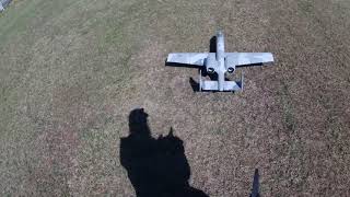 CRASH LANDING 😱 Eflite A10 Warthog V2 Twin Edf 64mm Performance Jet 6s [upl. by Neelon]