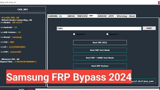 Samsung FRP Bypass 2024 Android 121314 Google Account Bypass Free Tool [upl. by Huntington]