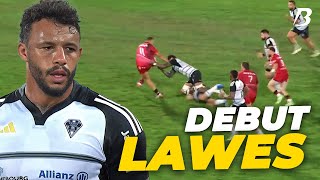 Courtney Lawes Debut in France Performance for Brive against Oyonnax 2024 [upl. by Yort]