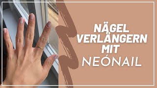 Neonail Verlängerung der Nägel mit Schablonen  neonailnails [upl. by Sanjay267]