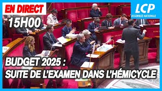 Budget 2025  suite de lexamen en séance publique à lAssemblée  07112024 [upl. by Enamrahs158]