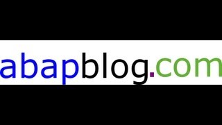 ABAPblogcom ABAP Selection Screen Tutorial Part 1  Parameters [upl. by Jegger]