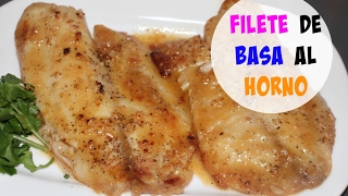 Filete de basa al horno en salsa de ajo y miel  Cocinando con Ros Emely [upl. by Rayner]