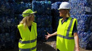 Go behind the scenes at a PET plastic recycling plant [upl. by Wandy]