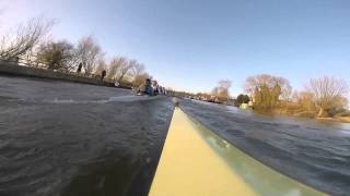 Oriel M1 bump Catz M1 on Wednesday of Torpids 2015 [upl. by Tyrus]