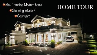 Trending Modern Home in Kerala 2024Home TourColonial Contemporary HomeHashim RasilathNew House [upl. by Edwina]