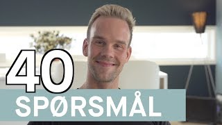 40 Spørsmål Morten Hegseth [upl. by Nadabb]