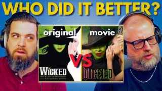 Musicians React to Defying Gravity OG Wicked vs Movie [upl. by Kurzawa]