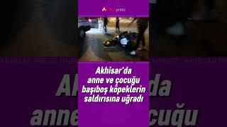 Akhisar’da Anne ve Çocuğu Başıboş Köpeklerin Saldırısına Uğradı [upl. by Anirbed61]