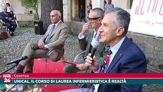 Cosenza Unical Il corso di laurea infermieristica è realtà [upl. by Eslek482]