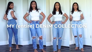 👖MY ENTIRE DENIM COLLECTION ft American Eagle [upl. by Rennold]