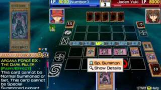 Yu Gi Oh GX Tag Force 3 Arcana Force Zero Turn Kill [upl. by Yalcrab420]