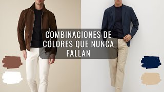 COMBINACIONES DE COLORES QUE NO FALLAN AL VESTIR l MEJORES COMBINACIONES DE COLORES PARA VESTIR [upl. by Ylloh]