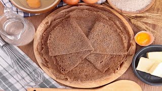 Recette  Galettes sarrasin sans repos [upl. by Attalanta]