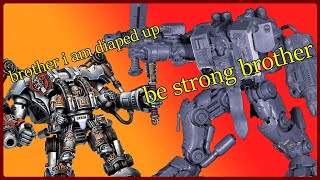 Fixing the Nemesis Dreadknight through Kitbashing warhammer [upl. by Tigdirb]