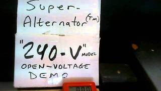 Selsam SuperAlternator Lathe Demo at 3 Speeds Open Voltage [upl. by Amre]