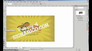 Sign Design Tutorial  Watermark in Corel Draw [upl. by Blain]