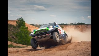 Vaidotas Žala tests Mini before Dakar rally [upl. by Alrad]