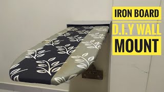 IRON BOARD DIY WALL MOUNT IDEA  IDEA PAPAN SETERIKA GANTUNG DI DINDING [upl. by Defant]