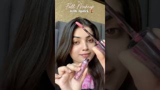 Full makeup with lipstick💄shortsyoutube [upl. by Ahseela]