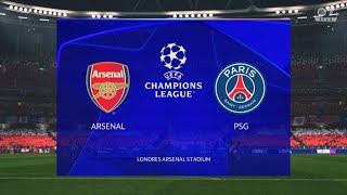 EA FC 25 PS5 Uefa Champions League Arsenal VS Psg [upl. by Ellehsar]