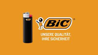 BIC Feuerzeuge Unsere Qualität Ihre Sicherheit 20s [upl. by Enileda]