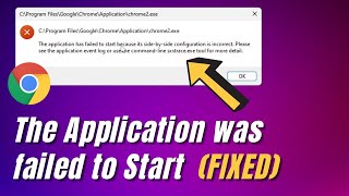 NEW FIX  Application Failed to Start Because Side by Side Configuration is Incorrect [upl. by Irakuy389]