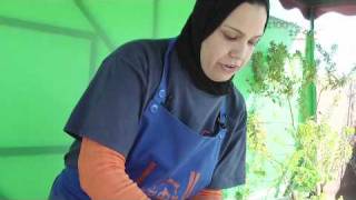 Recipe How to Make Harira  demonstrated by Cafe Clock Fes Medina Morocco [upl. by Attinahs]