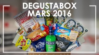 Degustabox de mars 2016  Unboxing [upl. by Arhez]