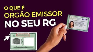 rg SAIBA COMO PRENCHER corretamente O orgao emissor DO SEU rg NO CADASTRO DO AUXILIO EMERGENCIAL [upl. by Rehpotsyrk]