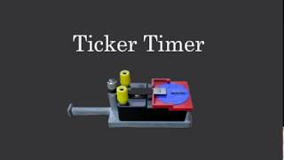 Ticker Timer Free Fall Video [upl. by Ahsaetal]