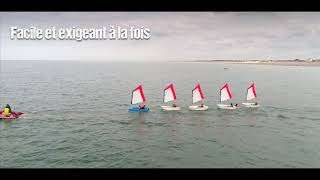 Optimist  Stage de voile  Dunkerque  BrayDunes [upl. by Sirej]