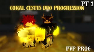 CORAL CESTUS DUO PROGRESSION roblox deepwoken [upl. by Entirb]