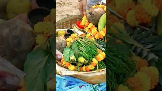 Chhath pooja 🌞chhathpuja chhath trending youtubeshorts creativeartworks6652 [upl. by Pacorro570]