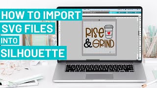 How to Import SVG Files into Silhouette Studio [upl. by Lauritz]