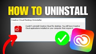 How To Completely Uninstall Adobe Creative Cloud on Windows 11 [upl. by Cilla501]